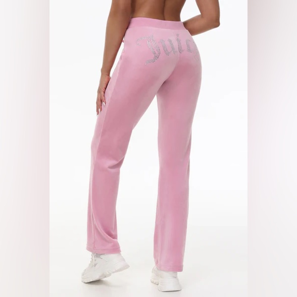 Juicy Couture OG Big Bling Velour Track Pants
